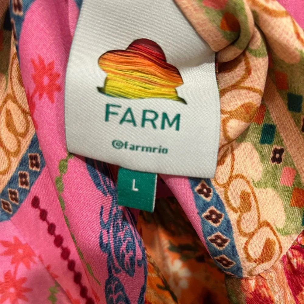 FARM Rio Multicolor Boho Midi Dress - Picture 4 of 4